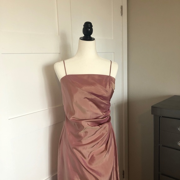 Retro 2000 Prom/Evening/Bridesmaid pink dress - Picture 3 of 12